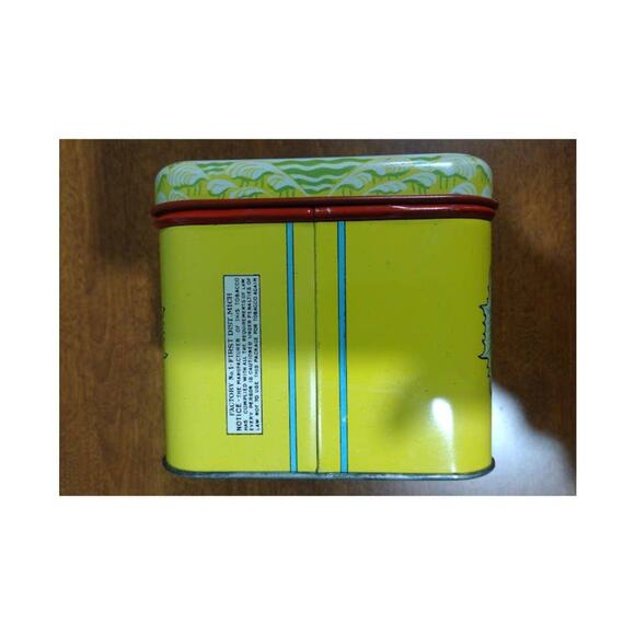 Vintage Oceanic Cut Plug Tin with Lid from the 1970s, Great Condition - Picture 3 of 7